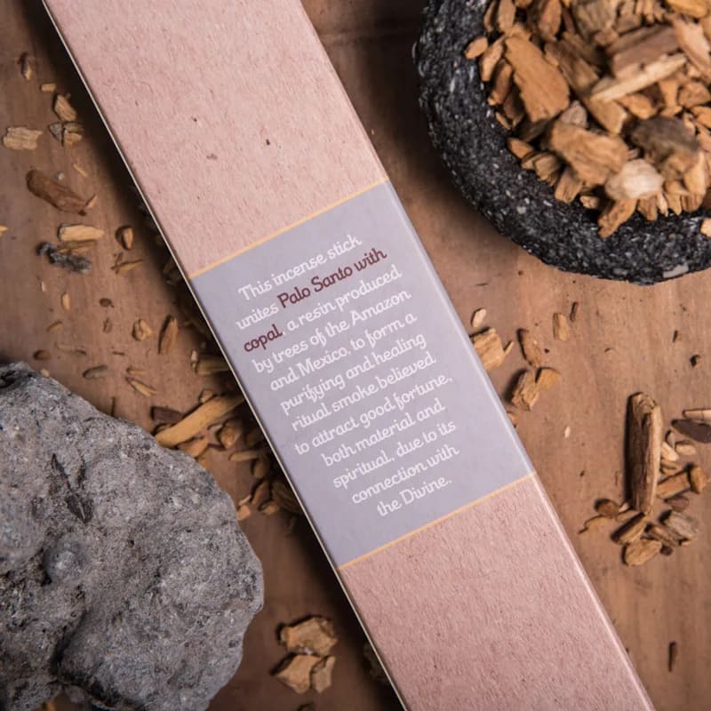 Incenso naturale a bastoncino fatto a mano Palo Santo con Copale – Bio  Boutique della Bellezza