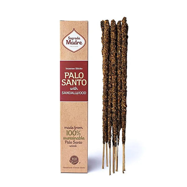 Incenso naturale a bastoncino fatto a mano Palo Santo con Sandalo