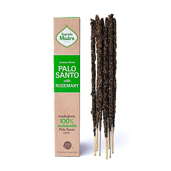 Incenso naturale a bastoncino fatto a mano Palo Santo con Rosmarino