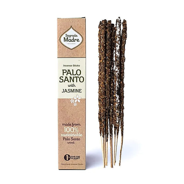 Incenso naturale a bastoncino fatto a mano Palo Santo con Gelsomino