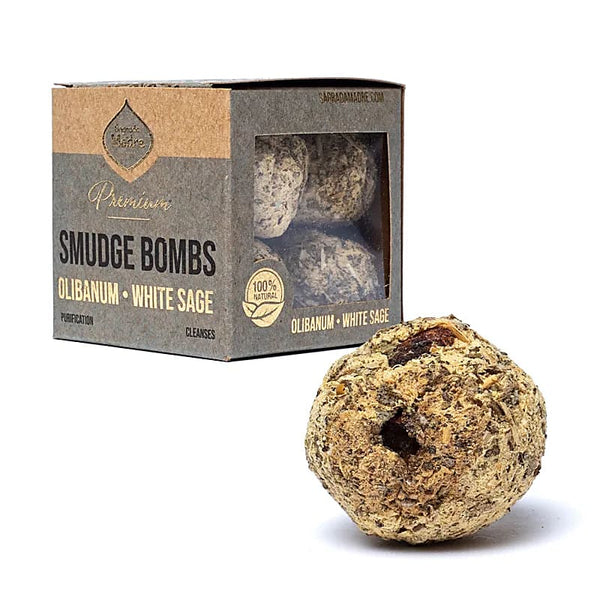 Smudge a bombita premium Olibano e Salvia Bianca