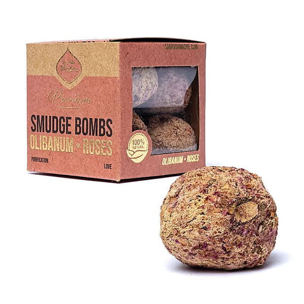 Smudge a bombita premium Olibano e Rosa