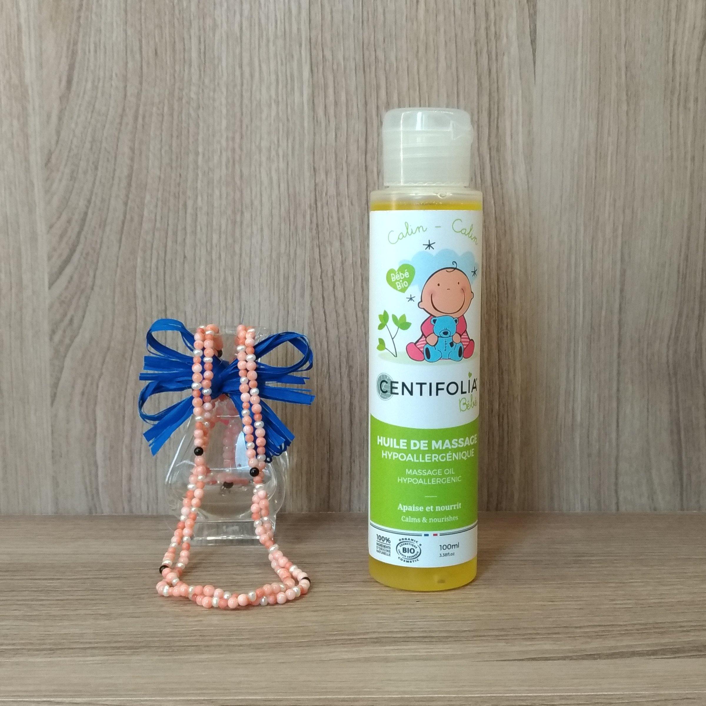 Huile de Massage Bio pour Bébé Hypoallergénique - 100 ml - Centifolia