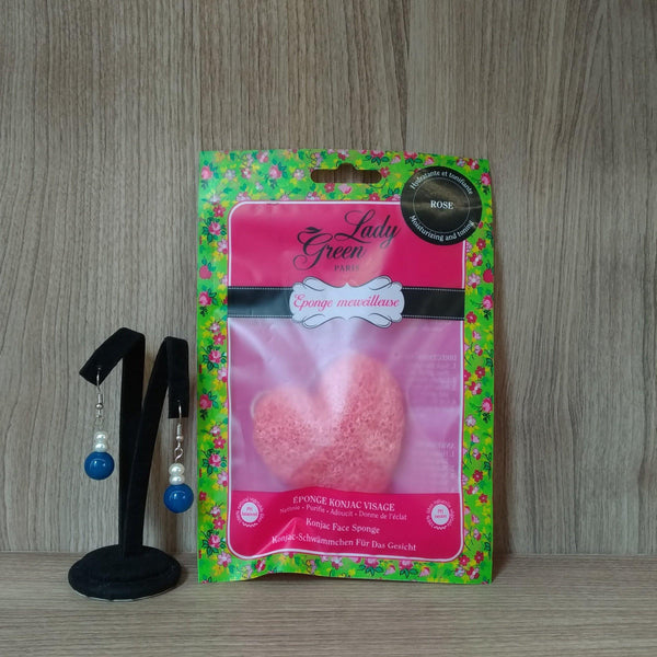 SPUGNA KONJAC ALLA ROSA - Bio Boutique della Bellezza